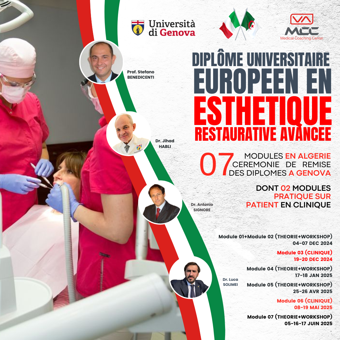 D.U ESTHETIQUE ET RESTAURATIVE AVANCEE (Session 02)